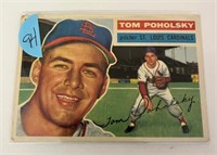 1956 Topps Tom Poholsky #196