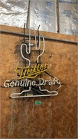 Miller Genuine draft sign, did not turn on