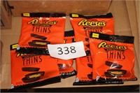 6- bags dark reese cups 7/24