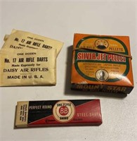 Vintage Air Rifle Darts, Pellets and BB’s