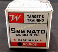 ~45+ Rounds of Winchester 9mm NATO Ammo