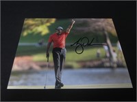 Tiger Woods signed 8x10 photo COA