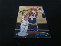 Kobe Bryant signed basketball card COA