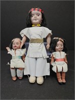 1950'S NATIVE AMERICAN TOURIST DOLLS