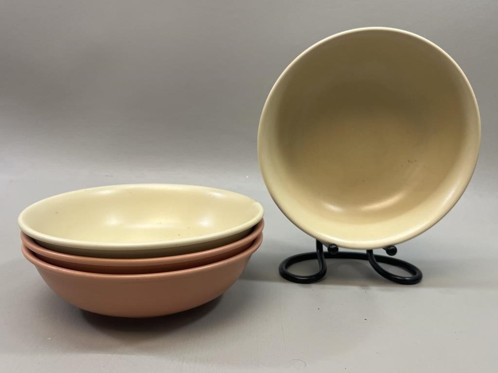 Galleria Stoneware Pottery Bowls VTG