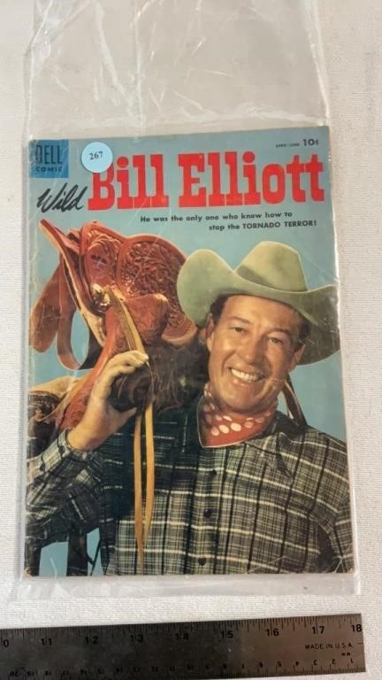 Vintage bill Elliot comic book.