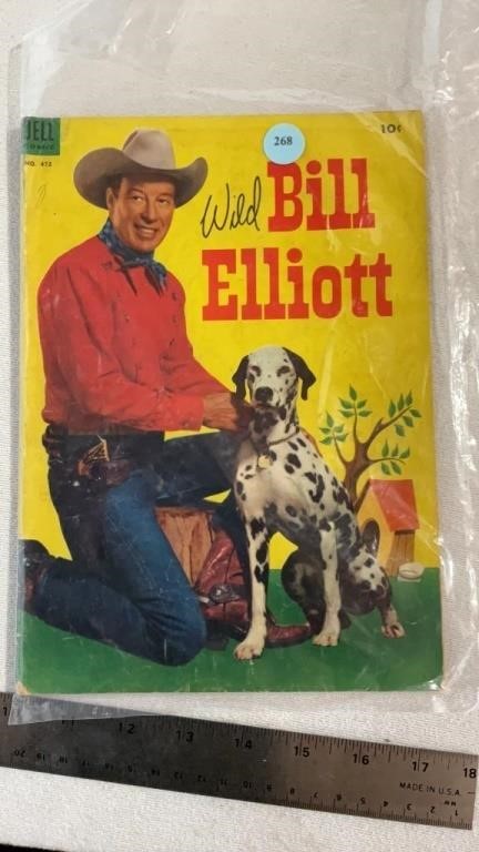 Vintage wild Bill Elliot comic book