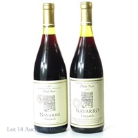 1987, 1988 Navarro Anderson Valley Pinot Noir (2)