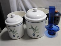 Blue Kitchenware Lot
