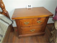 TWO DRAWER NIGHT STAND