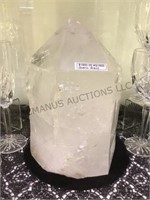 Large Brazilian quartz crystal @18 inch tall huge