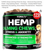 YUMA'S Hemp Calming Chews for Dogs