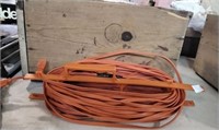 Older handmade box and extension cord