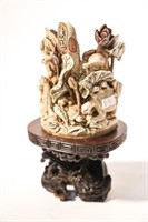 CHINESE CARVED GROUP