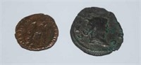 Two Authentic Ancient Roman Coins