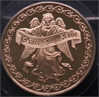 1 OZ   .999 COPPER ROUND