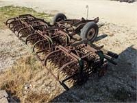 4 Row John Deere Rotary Hoe w/ Transport