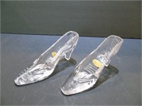 Pair of Lagan Valley Crystal Shoes