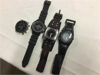 Fossil watch, carbon watch made in Japan watch in