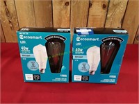(2) Ecosmart Led 40W Replacement Bulb ST19