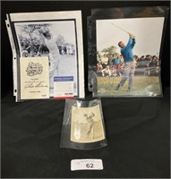 Signed Golf Photographs.
