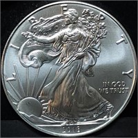 2018 1oz Silver Eagle Gem BU