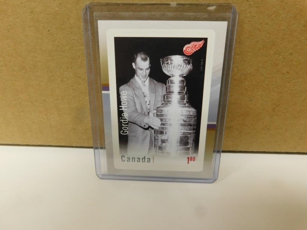 2017-18 Canada Stamp Card - Gordie Howe