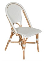 White Sierra Bistro Side Dining Chair