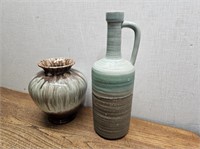 GERMANY Vase + Pottery Styled Bottle