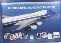 Boeing 747 Air Force One Poster 33x24