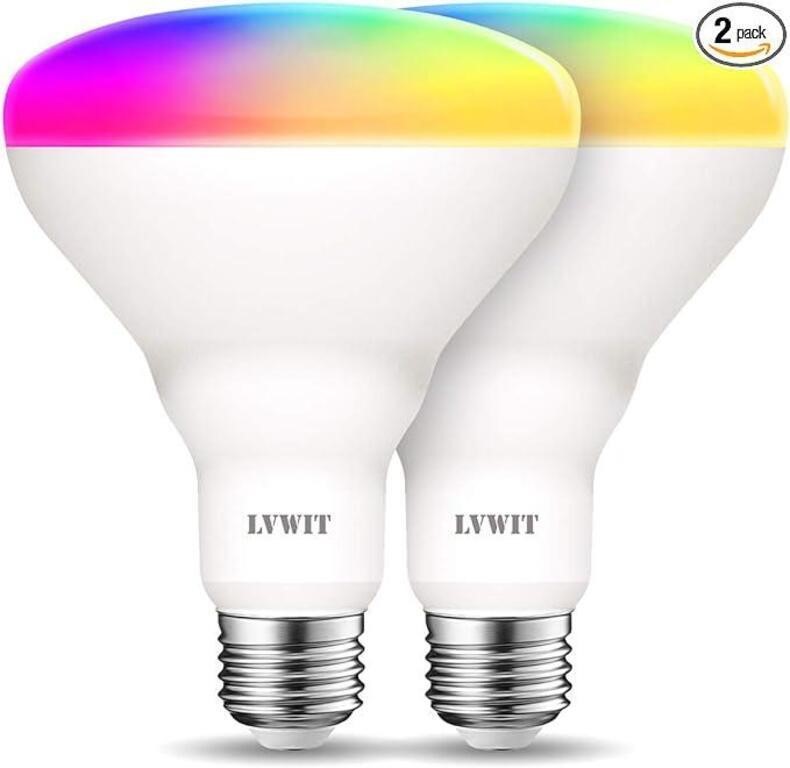 LVWIT Smart LED Bulbs - 2 Pack