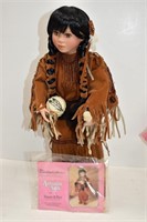 Paradise Galleries Autumn Sun Native American Doll