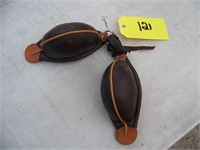 Handmade Leather Set of Bucking Rolls