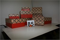 8 Vera Bradley, Vintage Gift Boxes, asst. sizes