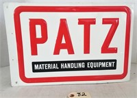 "PATZ MATERIAL HANDLING EQUIPMENT" METAL CORNER SI