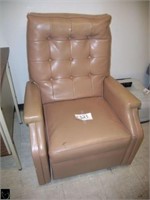 Leather recliner