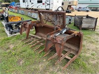 Loader Mount 78" Grapple Bucket