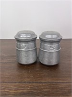 Pewter Salt and Pepper Shaker Set
