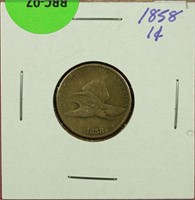 1858 Flying Eagle Cent G