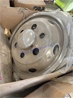 WHEEL COVERS FOR SEMI TRUCK TIRES, 2 SETS