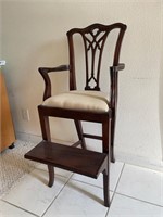 Vintage Child's Chippendale Chair