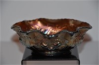 Carnival Glass Cherry Bowl