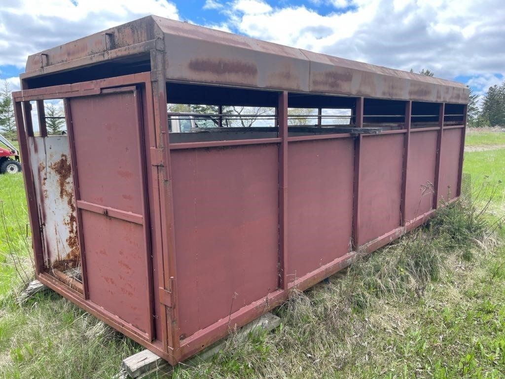 *OFF SITE* 18FT x7FT Frame of a Stock Trailer.