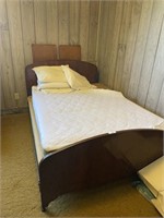 FULL SIZE METAL BED HEAD BOARD AND FOOT BOARD