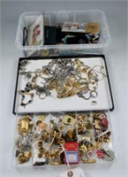 Lot #4407 - Large Qty of costume jewelry pins,
