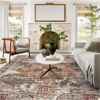 Washable 9x12 Area Rugs - Large Rugs for Living