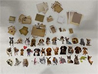 ASSORTED LOT OF STICKERS AND SCRAPBOOKING PCS