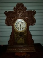 E.N. Welch mantle clock with key