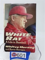 BOOK - "WHITE RAT- A LIFE IN BASEBALL", WHITEY