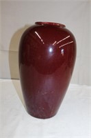 Ceramic vase, 13.5"H
